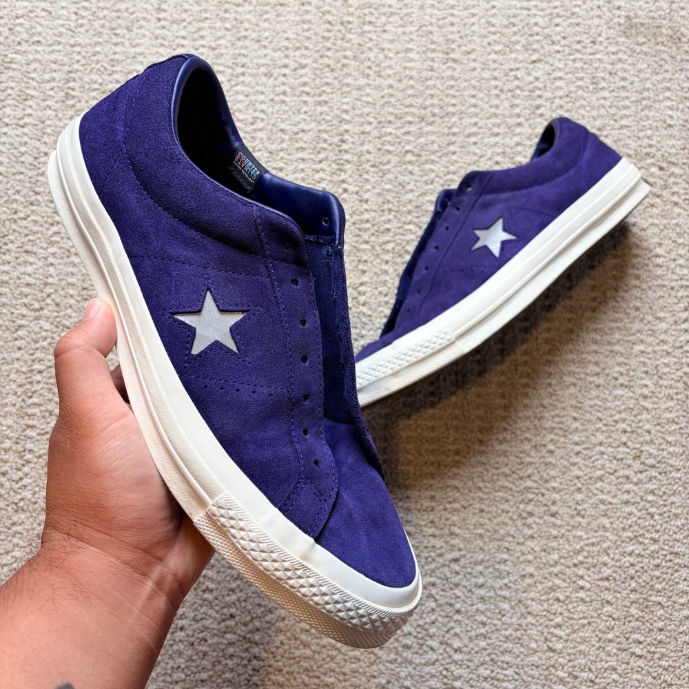 Converse One Star Mens 11 Counter Climate Purple Suede Sneakers